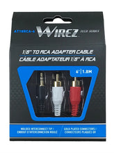 Load image into Gallery viewer, WIREZ AT18RCA-6 1/8" Jack to RCA Adapter - 6ft
