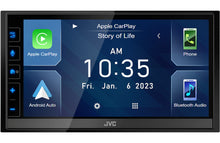 Load image into Gallery viewer, JVC KW-M785BW KWM785BW Digital Media Receiver featuring 6.8-inch Capacitive Touch Control Monitor (6.8" WVGA) /Wireless Apple CarPlay / Android Auto KWM&*)BT