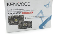 Load image into Gallery viewer, Kenwood KFC-4675C 4"x6" 2-way car speakers