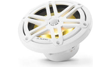 Load image into Gallery viewer, JL Audio M3-650X-S-Gw-i 6-1/2" marine speakers with LED lights (Gloss White with Sport Grilles)