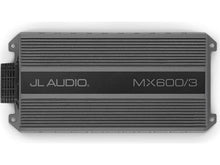Load image into Gallery viewer, JL Audio MX600/3 Marine/powersports 3-channel amplifier — 75 watts RMS x 2 at 4 ohms + 400 watts RMS x 1 at 2 ohms