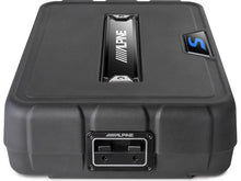 Load image into Gallery viewer, Alpine SS-SB10 S-Series shallow sealed downward-firing enclosure with 10" 2-ohm subwoofer