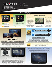 Load image into Gallery viewer, KENWOOD DNR1007XR eXcelon Reference - Digital Navigation Receiver
