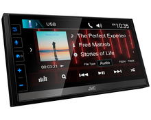 Load image into Gallery viewer, JVC KW-M780BT KWM780BT Digital Media Receiver featuring 6.8-inch Capacitive Touch Control Monitor (6.8" WVGA) / Apple CarPlay / Android Auto KWM&*)BT