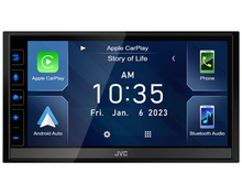Load image into Gallery viewer, JVC KW-M780BT KWM780BT Digital Media Receiver featuring 6.8-inch Capacitive Touch Control Monitor (6.8" WVGA) / Apple CarPlay / Android Auto KWM&*)BT