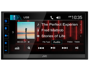 JVC KW-M780BT KWM780BT Digital Media Receiver featuring 6.8-inch Capacitive Touch Control Monitor (6.8" WVGA) / Apple CarPlay / Android Auto KWM&*)BT