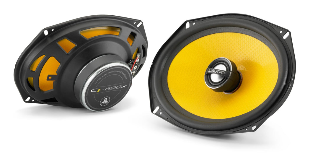 JL Audio C1-690X 6 x 9-inch (150 x 230mm) Coaxial Speakers with 0.75-inch (19mm) aluminum dome tweeter, sold in pairs