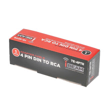 Load image into Gallery viewer, iBeam TE-4PTR Commercial 4-Pin Din to RCA Adapter Cable
