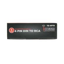 Load image into Gallery viewer, iBeam TE-4PTR Commercial 4-Pin Din to RCA Adapter Cable

