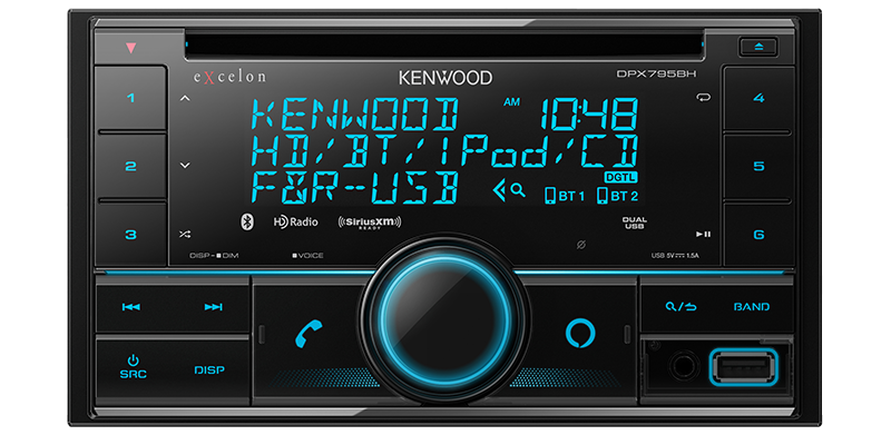 DPX795BH Kenwood Excelon CD Receiver with Bluetooth