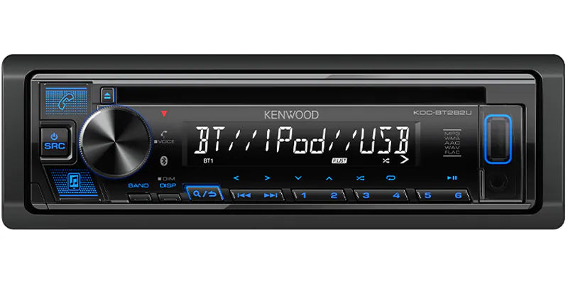 KDC-BT282U Kenwood CD Receiver with Bluetooth KDCBT282U