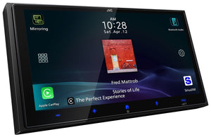 JVC KW-M795BW Digital Media Receiver featuring 6.92" HD Capacitive Touch Control Monitor