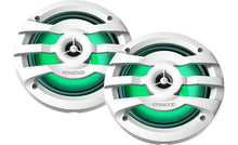 Load image into Gallery viewer, Kenwood KFC-1673MRW 6-1/2" 2-way marine speakers with built-in LED lights (White)
