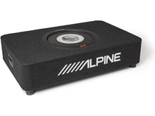 Load image into Gallery viewer, Alpine RS-SB12 R-Series sealed enclosure with 12" 2-ohm shallow-mount subwoofer
