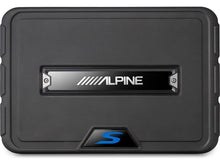 Load image into Gallery viewer, Alpine SS-SB10 S-Series shallow sealed downward-firing enclosure with 10" 2-ohm subwoofer
