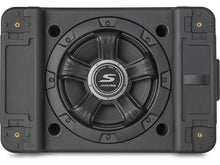 Load image into Gallery viewer, Alpine SS-SB10 S-Series shallow sealed downward-firing enclosure with 10" 2-ohm subwoofer
