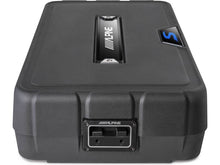 Load image into Gallery viewer, Alpine SS-SB12 S-Series shallow sealed downward-firing enclosure with 12" 2-ohm subwoofer
