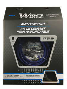 WIREZ APS8 8 AWG Amplifier Power Kit