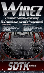 WIREZ Premium Sound Deadening Trunk Kit