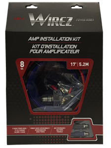 WIREZ AKP8 8 Gauge Amplifier Installation Kit