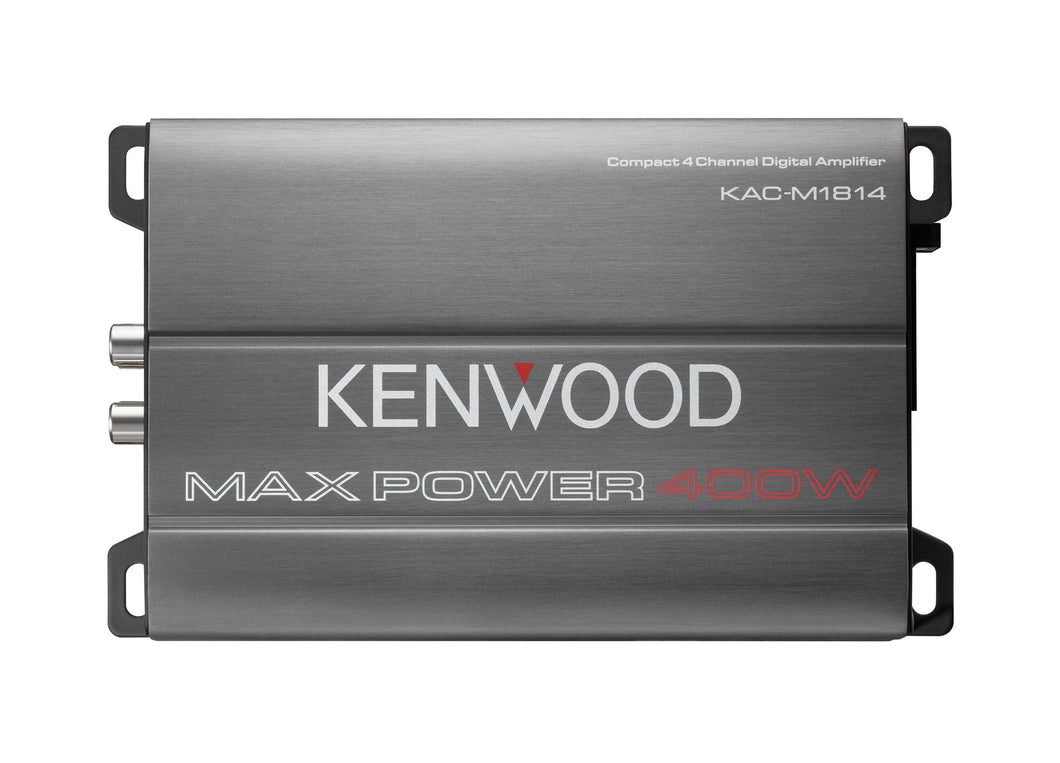 KENWOOD KAC-M1814 CONFORMAL COATED 2/4CH 180W MICRO AMP/SIGNAL SENSE TURN ON/SPKR LEVEL IN/LP&HP X-OVER