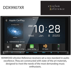 KENWOOD eXcelon DDX9907XR 6.8" HD DISPLAY/CAP TCH/WIRELESS A-AUTO & CARPLAY/WIRED IPHONE & ANDROID MIRRORING/4 CAM