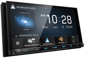 KENWOOD eXcelon DDX9907XR 6.8" HD DISPLAY/CAP TCH/WIRELESS A-AUTO & CARPLAY/WIRED IPHONE & ANDROID MIRRORING/4 CAM