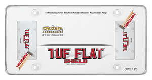 CRUISER ACCESSORIES - TUF FLAT SHIELD, CLEAR