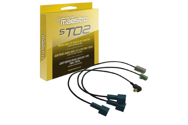 Maestro 
sTO1 SAT RADIO ANTENNA ADAPTORS FOR TO1 VEHICLES