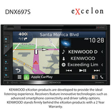 Load image into Gallery viewer, KENWOOD eXcelon DNX697S Navigation DVD Receiver with Bluetooth &amp; HD Radio
