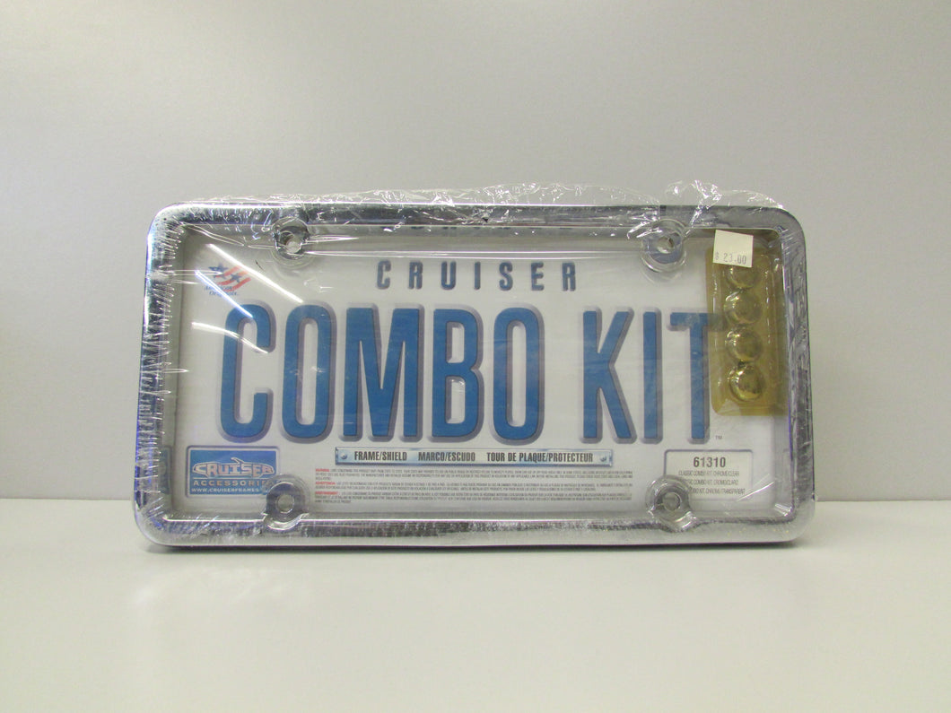 CRUISER ACCESSORIES - CLASSIC COMBO KIT, CHROME/CLEAR
