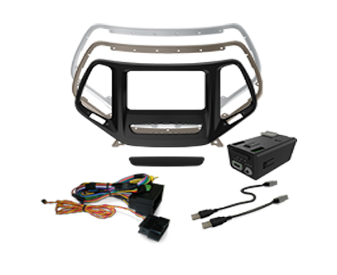 Maestro , CHK1 DASH KIT, USB BOX AND T-HARNESS FOR 2014 AND UP JEEP CHEROKEE