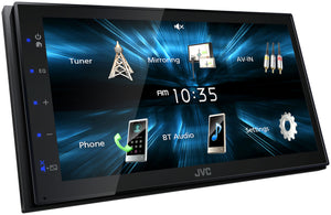 JVC KWM150BT 6.8" WVGA/CAP TCH/1 R USB/USB MIRRORING FOR ANDROID PHONES/SHORT CHASSIS/1 CAM