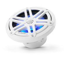 Load image into Gallery viewer, JL AUDIO M3 Standard Flange 6.5-inch Marine Coaxial System (60 W, 4 Ohms) - Gloss White Sport Grille with RGB LED Illumination
