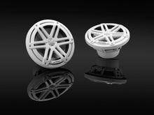 Load image into Gallery viewer, JL AUDIO M3 7.7-inch Marine Coaxial Speakers (70 W, 4 Ohms) - Gloss White Sport Grille
