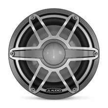 Load image into Gallery viewer, JL AUDIO M6 10-inch Marine Subwoofer Driver for Infinite-Baffle Use (250 W, 4 Ohms) - Gunmetal Trim Ring, Titanium Sport Grille
