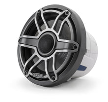 Load image into Gallery viewer, JL AUDIO M6 8.8-inch Marine Coaxial Speakers (125 W, 4 Ohms) - Gunmetal Trim Ring, Titanium Sport Grille
