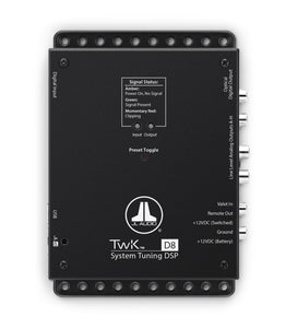 JL AUDIO TwK-D8 System Tuning DSP controlled by TA1/4N software, Digital INPUT ONLY / 8-ch. Analog Outputs