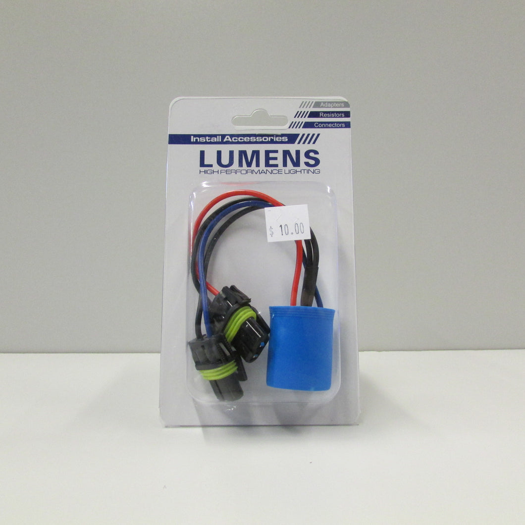 9007 Female Connector to 2 Male 9006 Connector (each) by LUMENS HPL