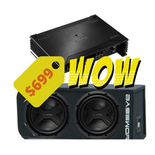 Load image into Gallery viewer, KENWOOD eXcelon Subwoofer Package (Dual 10&quot;)
