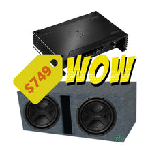 Load image into Gallery viewer, KENWOOD eXcelon Subwoofer Package (Dual 12&quot;)

