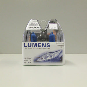 9006 12V 55W - Ultra White Halogen by LUMENS HPL