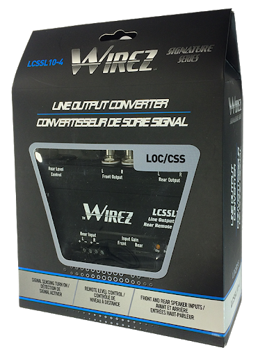 WIREZ Stereo Level Converter with Signal Sensing and Sub Level Control